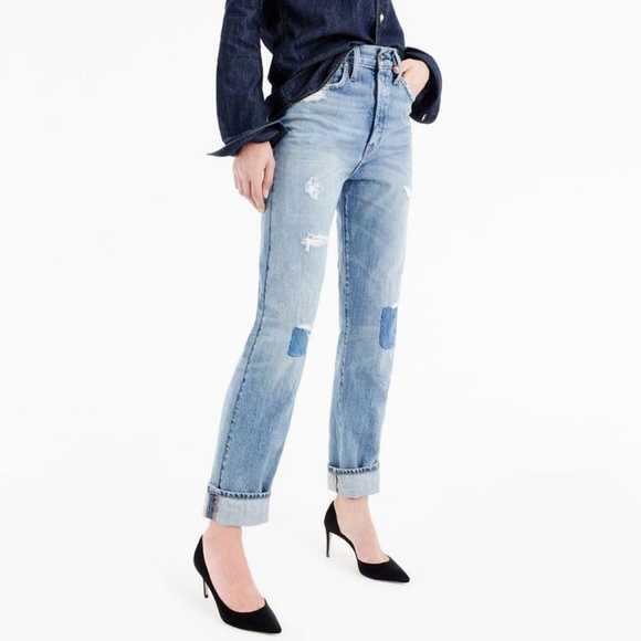 J. Crew Denim - J. Crew Point Sur Distressed Boyfriend Jeans 25